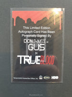 True Blood Premiere Edition Bordered Swayze Autograph Trading Card Back