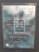 Twilight Zone Series 3 A-41 Hazel Court Autograph Trading Card Back