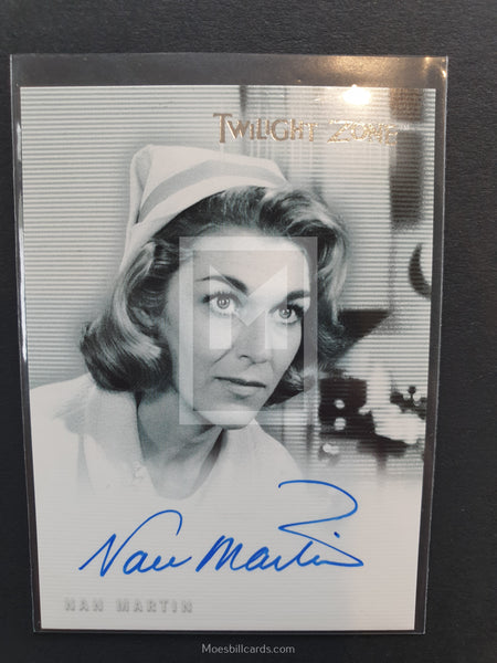 Twilight Zone Series 3 A-46 Nan Autograph Trading Card Front