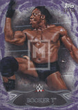 WWE Undisputed 2015 23 Booker T Purple Parallel Base trading card Front