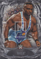 Topps 2015 WWE Undisputed 42 Big E Black Parallel Trading Card Front