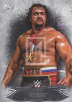 Topps 2015 WWE Undisputed Rusev Base Trading Card 47 Front