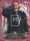 Topps 2015 WWE Undisputed 63 Bruno Sammartino Red Parallel Base trading card Front