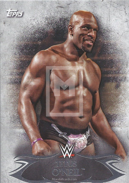 Topps 2015 WWE Undisputed Titus ONeil Base Trading Card 6 Front