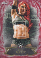 Topps 2015 WWE Undisputed 73 Eva Marie Red Parallel Base trading card Front