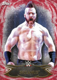 WWE Undisputed 2015 77 Sheamus Red Parallel Base trading card Front