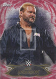 Topps 2015 WWE Undisputed 83 Arn Anderson Red Parallel Base trading card Front