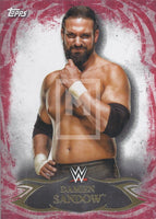 Topps 2015 WWE Undisputed 84 Damian Sandow Red Parallel Base trading card Front