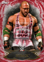 WWE Undisputed 2015 91 Ryback Red Parallel Base trading card Front