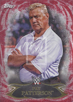 Topps 2015 WWE Undisputed 94 Pat Patterson Red Parallel Base trading card Front