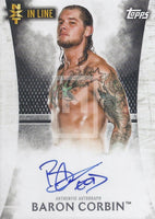 WWE Undisputed 2015 Baron Corbin NA-BCO Autograph Trading Card Front