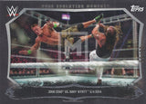 WWE Undisputed 2015 CEM-15 John Cena Bray Wyatt Cage Evolution Moments Black Parallel Trading Card Front