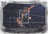 WWE Undisputed 2015 CEM-16 Cage Evolution Moments Trading Card Front