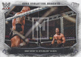 WWE Undisputed 2015 CEM-19 Randy Orton Seth Rollins Cage Evolution Moments Trading Card Front