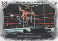 WWE Undisputed 2015 CEM-2 Undertaker HBK Cage Evolution Moments Trading Card Front