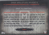 WWE Undisputed 2015 CEM-3 Edge Christian Cage Evolution Moments Trading Card Back