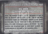 WWE Undisputed 2015 FF-14 Big Show Famous Finishers Trading Card Back