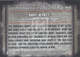 WWE Undisputed 2015 FF-15 Bray Wyatt Famous Finishers Trading Card Back