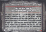WWE Undisputed 2015 FF-1 Shawn Michaels HBK Famous Finishers Trading Card Back