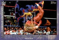 WWE Undisputed 2015 FF-25 Mr Perfect Curt Hennig Purple Parallel Famous Finishers trading card Front