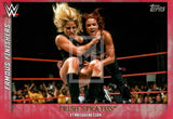 WWE Undisputed 2015 FF-3 Trish Stratus Famous Finishers Red Parallel Trading Card Front