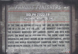 WWE Undisputed 2015 FF-4 Dolph Ziggler Famous Finishers Black Parallel Trading Card Back