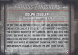 WWE Undisputed 2015 FF-4 Dolph Ziggler Famous Finishers Trading Card Back