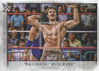 WWE Undisputed 2015 FF-8 Ravishing Rick Rude Famous Finishers Trading Card Front