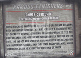 WWE Undisputed 2015 FF-9 Chris Jericho Famous Finishers Trading Card Back