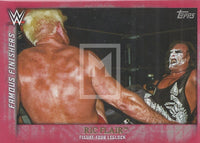 WWE Undisputed 2015 FF-6 Ric Flair Famous Finishers Red Parallel Trading Card Front