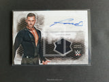 WWE Undisputed 2015 Fandango UAR-FA Parallel Autograph Relic Trading Card Front