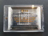 WWE Undisputed 2015 Hideo Itami UA-HI Autograph Trading Card Back