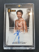 WWE Undisputed 2015 Hideo Itami UA-HI Autograph Trading Card Front