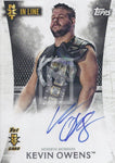 WWE Undisputed 2015 Kevin Owens NA-KO Autograph Trading Card Front