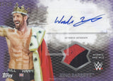 WWE Undisputed 2015 King Barrett UAR-BNB Purple Parallel Autograph Relic Trading Card Front