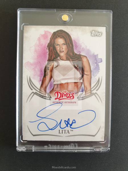 WWE Undisputed 2015 LITA UA-LI Autograph Trading Card Front