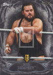 WWE Undisputed 2015 NXT-16 Bull Dempsey Black Parallel Trading Card Front