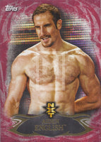 WWE Undisputed 2015 NXT 21 Aiden English Red Parallel trading card Front
