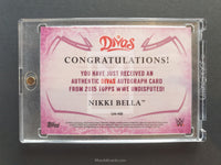 WWE Undisputed 2015 Nikki Bella UA-NB Autograph Trading Card Back