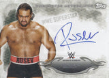 WWE Undisputed 2015 Rusev UA-RU Autograph Trading Card Front