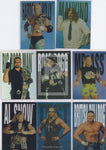 WWF No Mercy Comic Images Chrome Insert Trading Card Set Front
