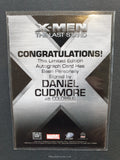 X-men 3 The Last Stand Colossus Autograph Trading Card Back