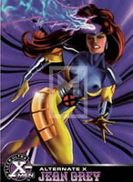 X-Men 1995 Fleer Ultra Alternate X Trading Card 11 Jean Grey Front