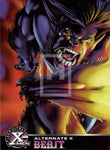 X-Men 1995 Fleer Ultra Alternate X Trading Card 1 Beast Front