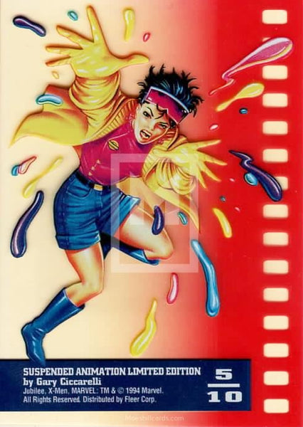 suspended animation limited edition subset cards 1995 Marvel X-Men Fleer Suspended Animation