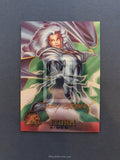 X-Men Fleer Ultra All Chromium Gold Signature Parallel Trading Card Storm 12 Front