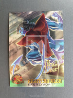 X-Men Fleer Ultra All Chromium Gold Signature Parallel Trading Card Nightcrawler 27 Front