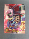 X-Men Fleer Ultra All Chromium Gold Signature Parallel Trading Card Bishop 3 Front