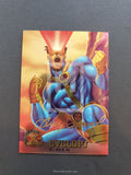 X-Men Fleer Ultra All Chromium Gold Signature Parallel Trading Card Cyclops 5 Front