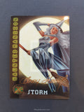 X-Men Fleer Ultra All Chromium Gold Signature Parallel Trading Card Storm 98 Front